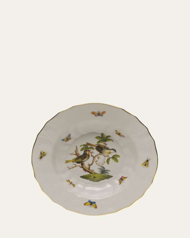 Rothschild Bird Motif 11 Rim Soup Bowl